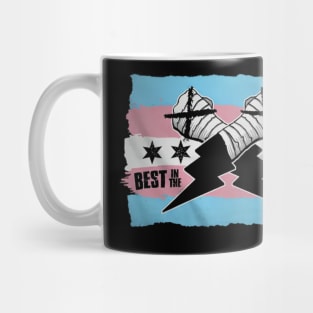 CM Punk Best In The World Trans Pride Mug